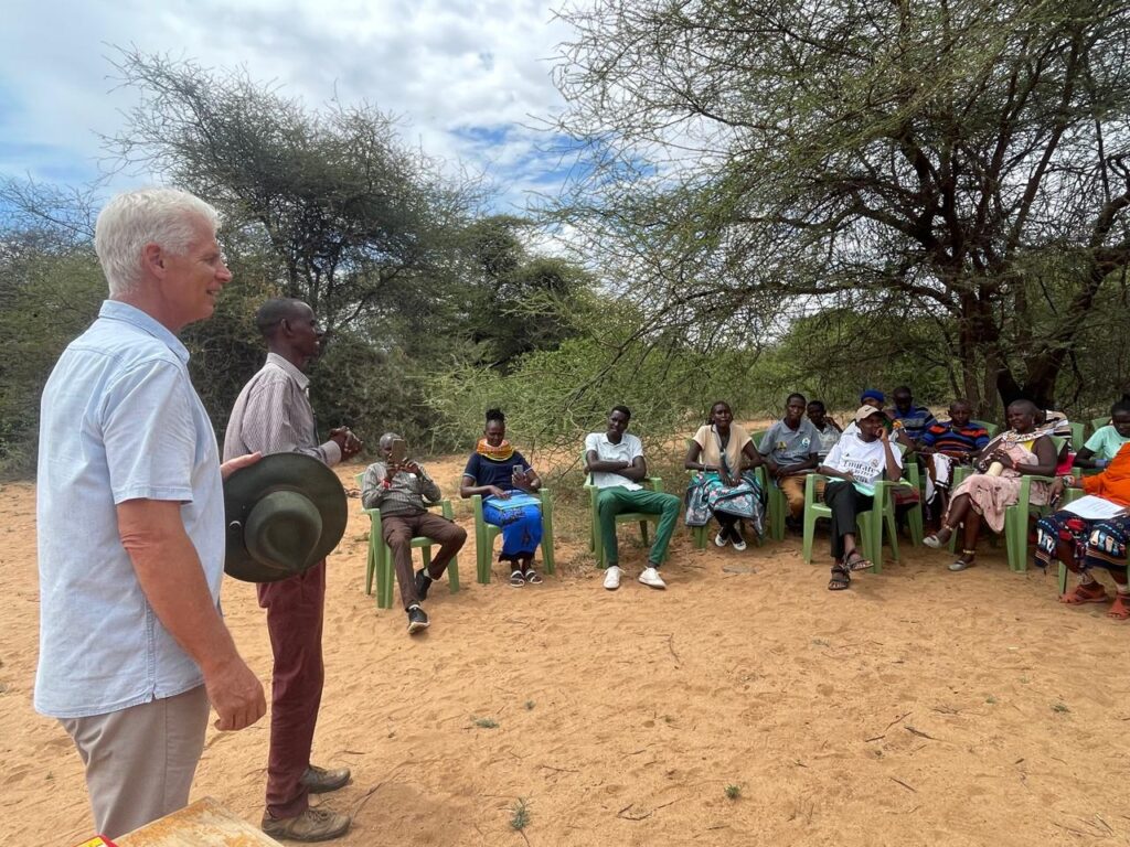 A training session held outdoors in the field